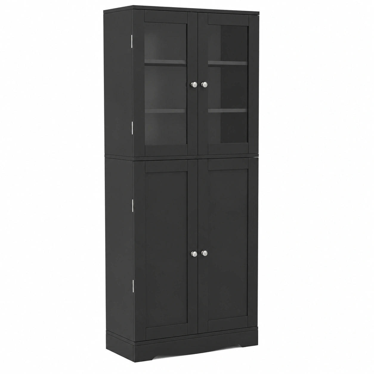 Armoire, avec rangement, avec portes, avec dispositif anti-basculement, coloris noir, 60 x 31,5 x 161,5 cm, pour la chambre