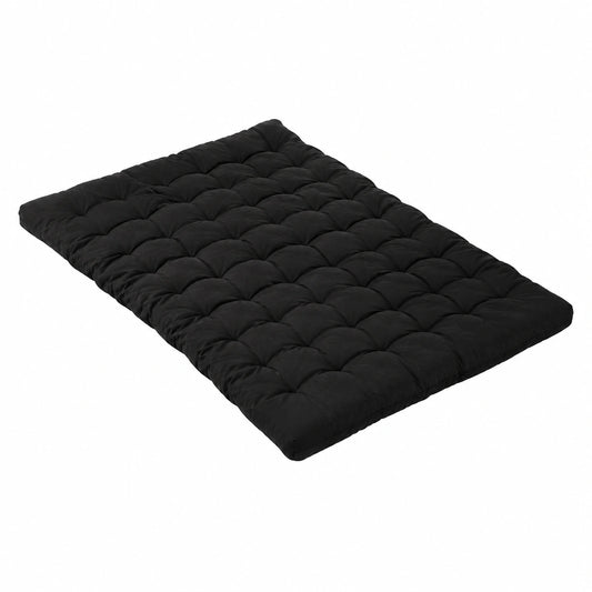 Matelas, pliable, coloris noir, 2 places, 135 x 190 x 10 cm, pour la chambre