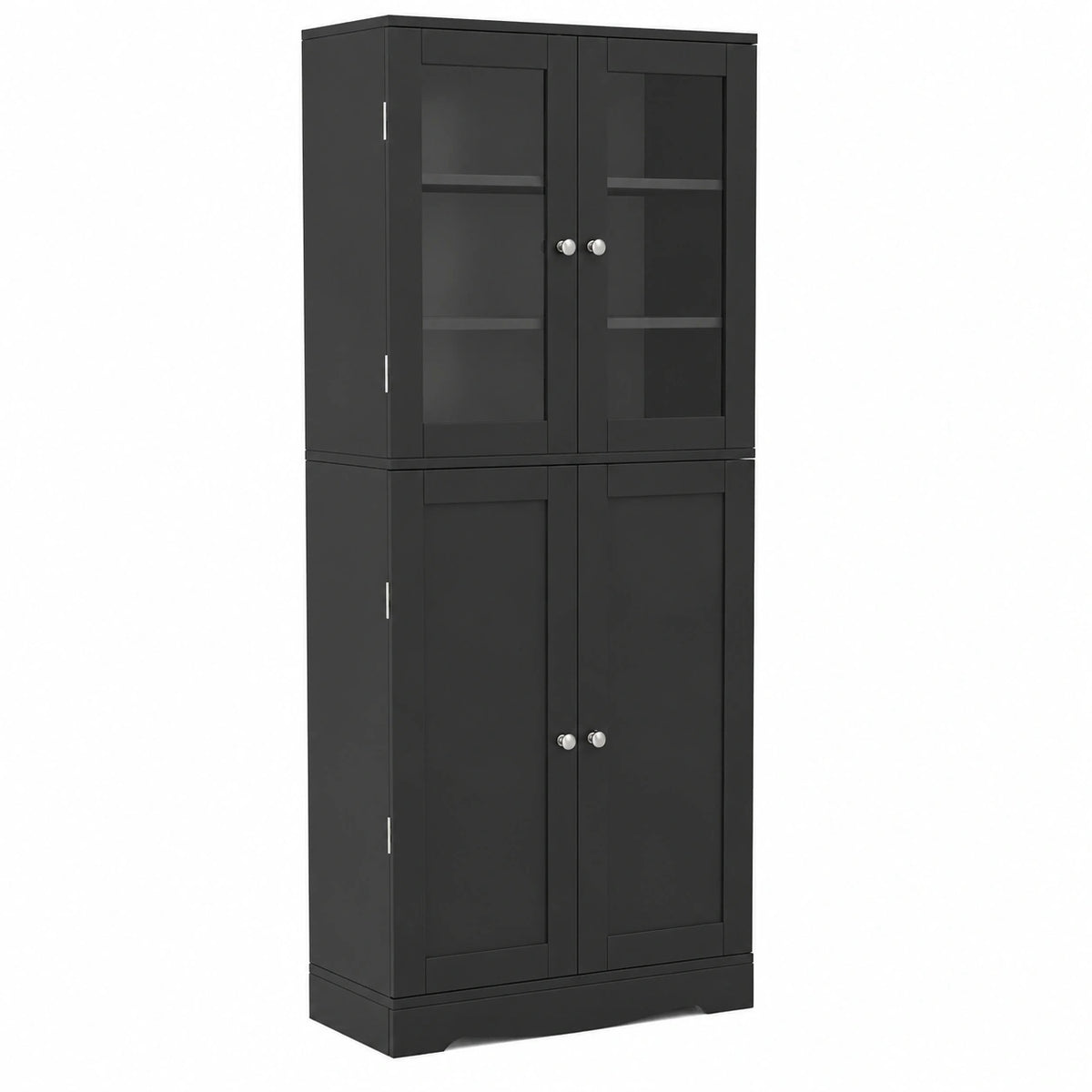 Armoire, avec rangement, avec portes, avec dispositif anti-basculement, coloris noir, 60 x 31,5 x 161,5 cm, pour la chambre
