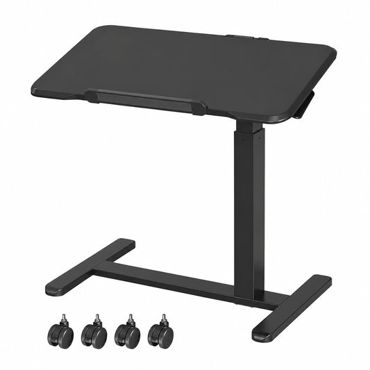 Bureau, pliable, réglable, coloris noir, pour l’espace de travail