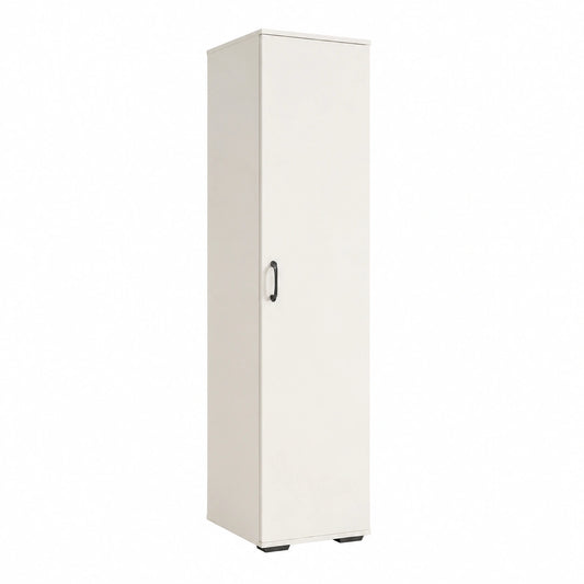 Armoire, avec portes, 175 x 37 x 35 cm, coloris blanc, pour la chambre